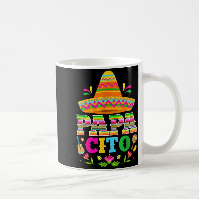 Caneca De Café Papai querido cinco de maio sombrero mexicano famí (Direita)