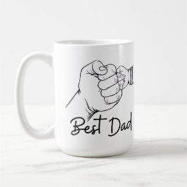 Caneca De Café Papai Querido Moderno Fofo