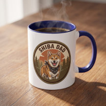 Caneca de Café Papai Shiba Inu | Presente para Pap