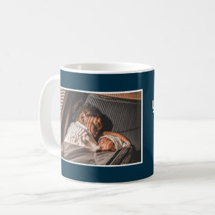 Caneca De Café Papai você é Herói Dia dos Pais Foto da Família 