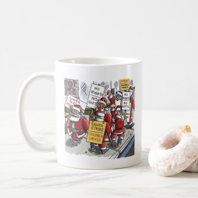 Caneca De Café Papais noeis (Com Donut)