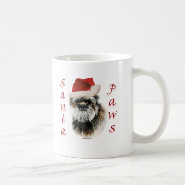Caneca De Café Papais noeis Affenpinscher (Direita)