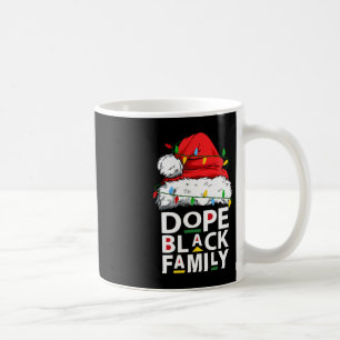 Caneca De Café Papais noeis Afro-Africanos da Família Negra Afro 