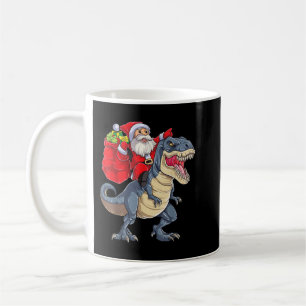 Caneca De Café Papais noeis Andando Dinossauros T rex natalinos M