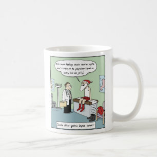 Caneca De Café Papais noeis Após Cirurgia Gástrica De Ignoraç