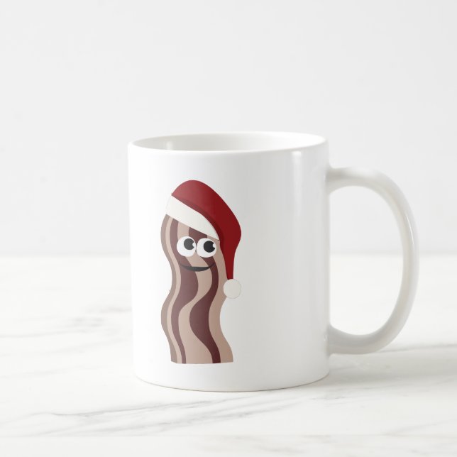 Caneca De Café Papais noeis Bacon (Direita)