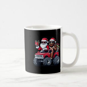 Caneca De Café Papais noeis Bigfoot Andando Monster Truck Natal T