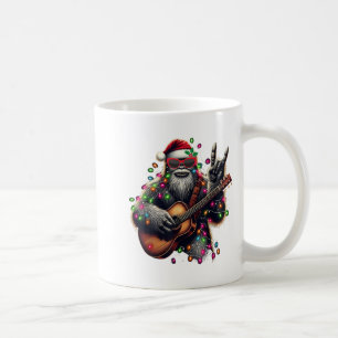 Caneca De Café Papais noeis Bigfoot Rock And Roll Acredite Em Bri