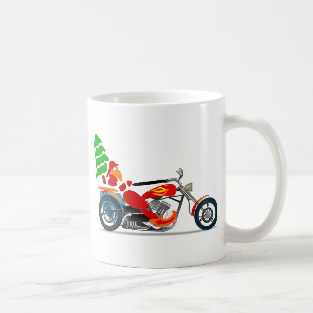 Caneca De Café Papais noeis Biker (Direita)