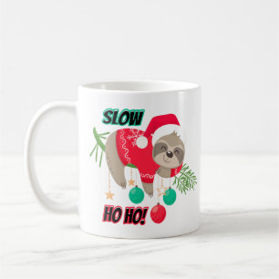 Caneca De Café Papais noeis bonitos e engraçados, sangramento len