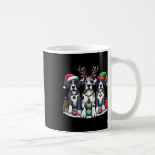 Caneca De Café Papais noeis bonitos Reindeer Elf Grandes Mulheres