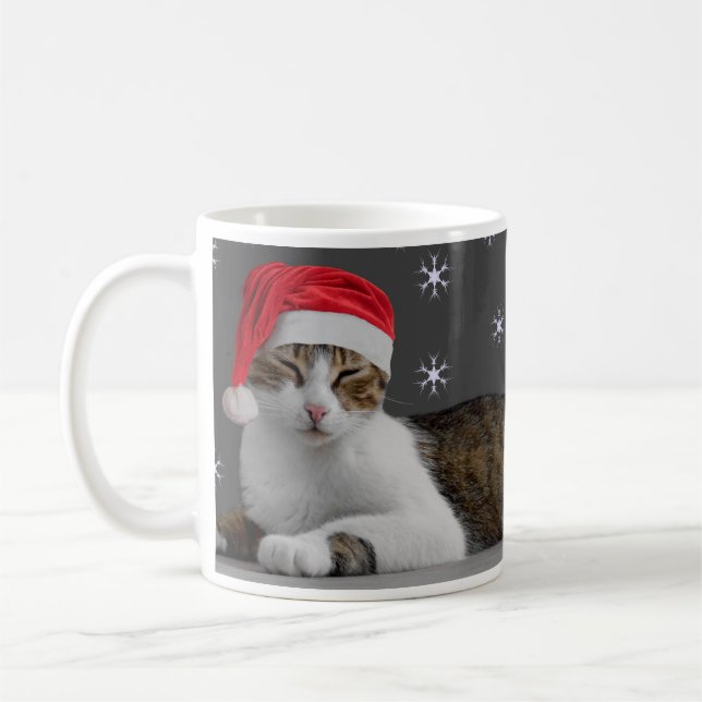 Caneca De Café Papais noeis Cat Mug (Esquerda)