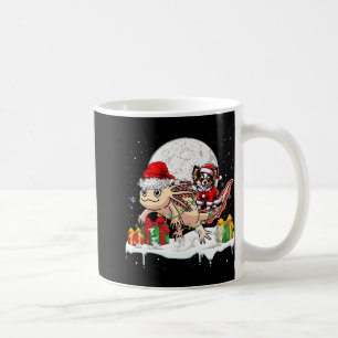 Caneca De Café Papais noeis Chihuahua Andando Axolotl Proprietári