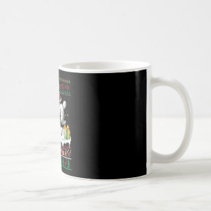 Caneca De Café Papais noeis Chihuahua Riding Llama Christmas Swea