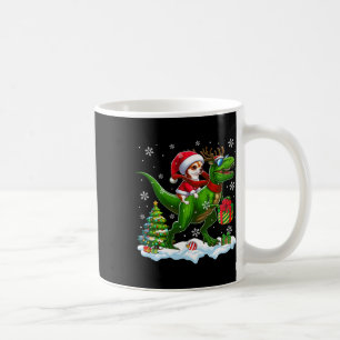 Caneca De Café Papais noeis Chihuahua Riding Reindeer T-rex Chris