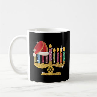 Caneca De Café Papais noeis Chrismukkah Hannukah