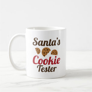 Caneca De Café Papais noeis Cookie Tester