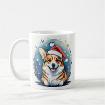 Papais noeis Corgi Christmas Mug