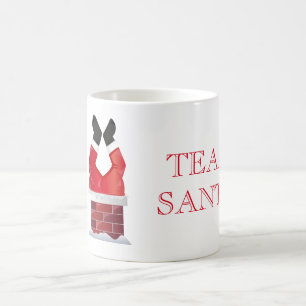 Caneca De Café Papais noeis da Holiday Team Café Mug