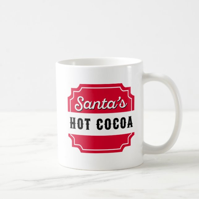 Caneca De Café Papais noeis De Cacau Quente. (Direita)
