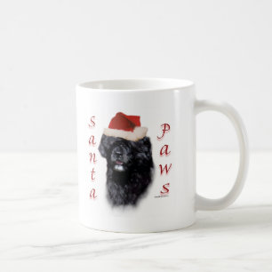 Caneca De Café Papais noeis de Cães de Água em Português