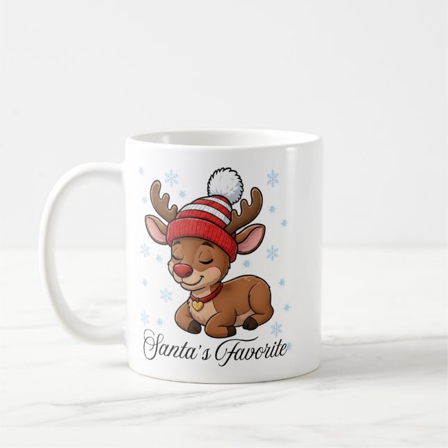 Caneca De Café Papais noeis de caneca-de-natal favorita (Esquerda)