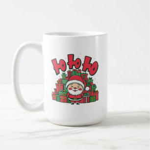 Caneca De Café Papais noeis de Cartoon Jolly Natal-67748