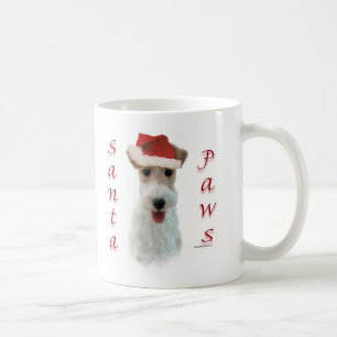 Caneca De Café Papais noeis de Fox Terrier