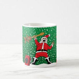 Caneca De Café Papais noeis de metal pesado
