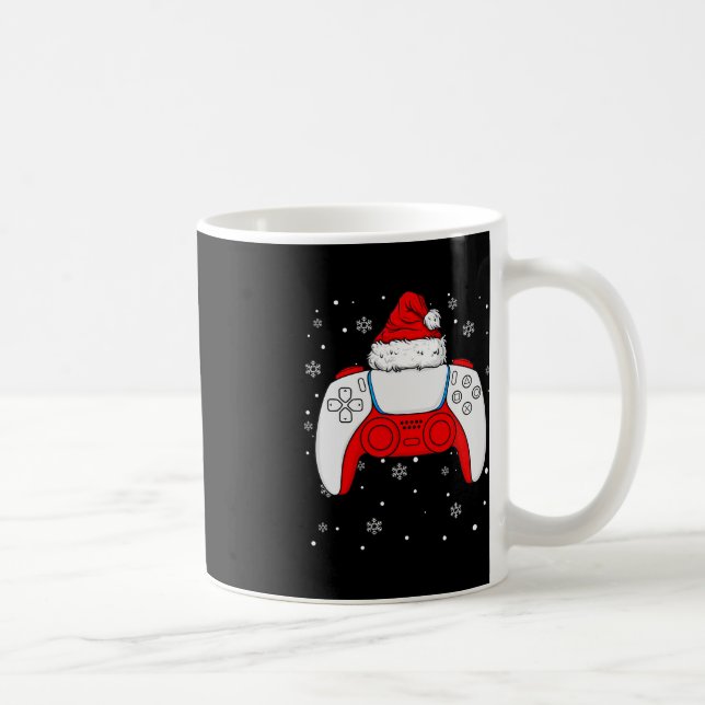 Caneca De Café Papais noeis de Natal Gamer Controller Boys Infant (Direita)