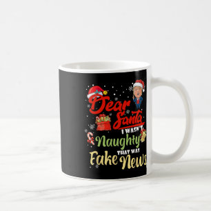 Caneca De Café Papais noeis de Natal Notícias falsas Engraçadas X