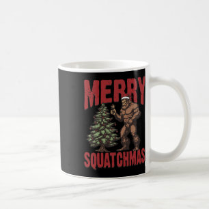 Caneca De Café Papais noeis de Pé-Grande Engraçado com Feliz Ocid