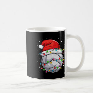 Caneca De Café Papais noeis De Voleibol De Natal Xmas Ball Ki De