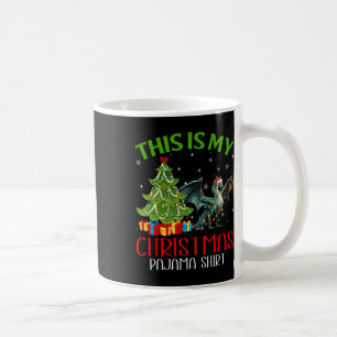 Caneca De Café Papais noeis De Xmas Engraçados Luzes Este É O Meu