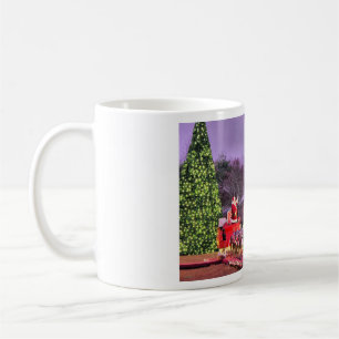 Caneca De Café Papais noeis e o Polar Express