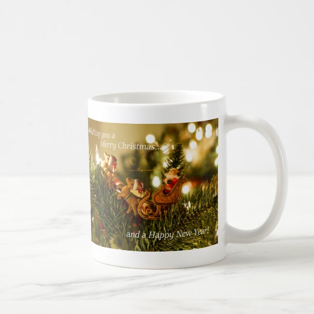 Caneca De Café Papais noeis e Reindeer Coffee Mug (Direita)