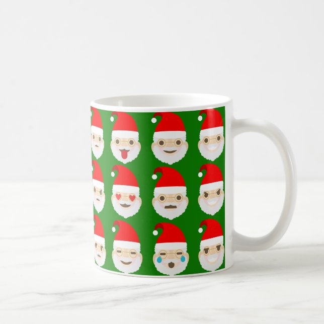 Caneca De Café papais noeis emoji emoticons (Direita)