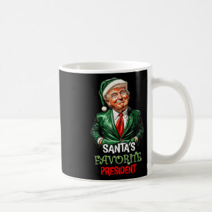 Caneca De Café Papais noeis Engraçados do Presidente Favorito Tru