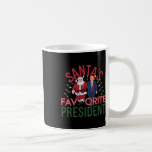 Caneca De Café Papais noeis Favoritos Presidente Trump Natal