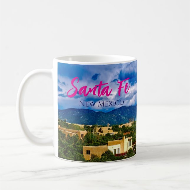 Caneca De Café Papais noeis Fe Novo México Coffee Scenical Mug (Esquerda)