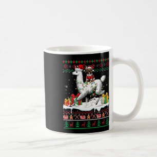 Caneca De Café Papais noeis Franceses Bulldog Andando Llama Suor