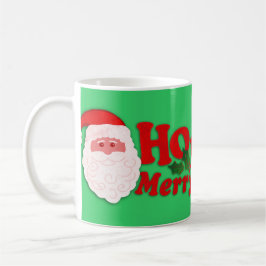 Caneca De Café Papais noeis "Ho Ho Feliz Natal"