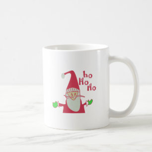 Caneca De Café Papais noeis Humorísticos com Festivo Ho Ho Ho Ho