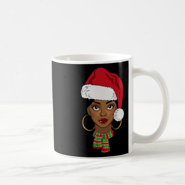 Caneca De Café Papais noeis negros africanos afro-americanos depo (Direita)
