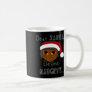 Caneca De Café Papais noeis negros definem família negra malvada