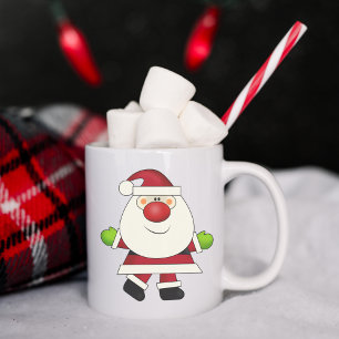 Caneca De Café Papais noeis Nossas Vermelhos