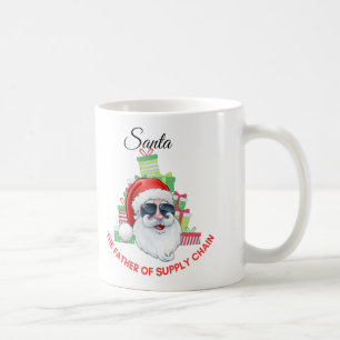 Caneca De Café Papais noeis, pai e fundador da cadeia de abasteci