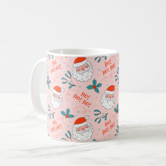 Caneca De Café Papais noeis por toda a coleção de saudações alegr