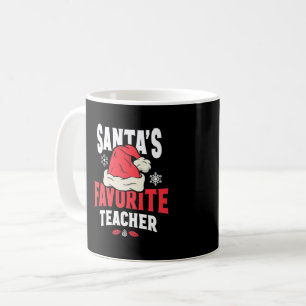 Caneca De Café Papais noeis preferidos Professor Papai Noel