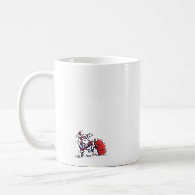 Caneca De Café Papais noeis raivosos (Esquerda)